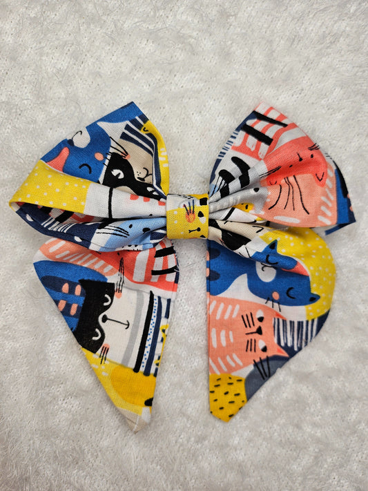 Cats sailor bow